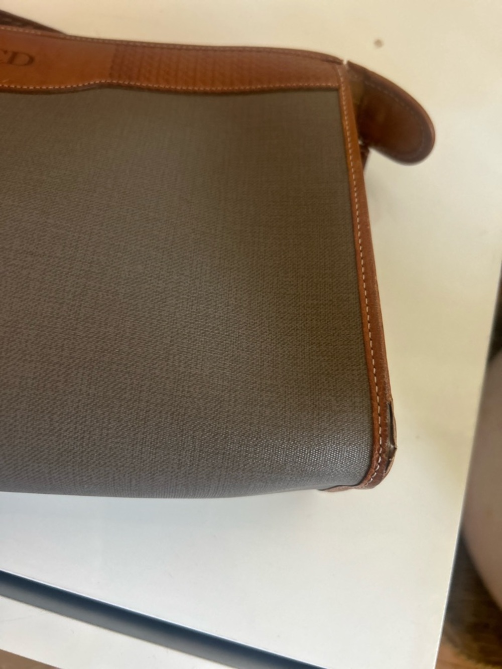 Christian Dior Vintage canvas and leather crossbody bag - Picture 6 of 15